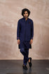 Basic Pintucks Nehru Jacket Set